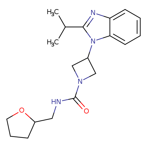 N-[(oxolan-2-yl)methyl]-3-[2-(propan-2-yl)-1H-1,3-benzodiazol-1-yl]azetidine-1-carboxamide