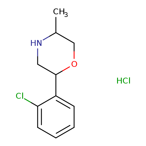 2-(2-chlorophenyl)-5-methylmorpholine hydrochloride