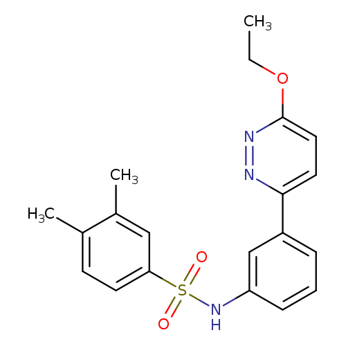 N-[3-(6-ethoxypyridazin-3-yl)phenyl]-3,4-dimethylbenzene-1-sulfonamide