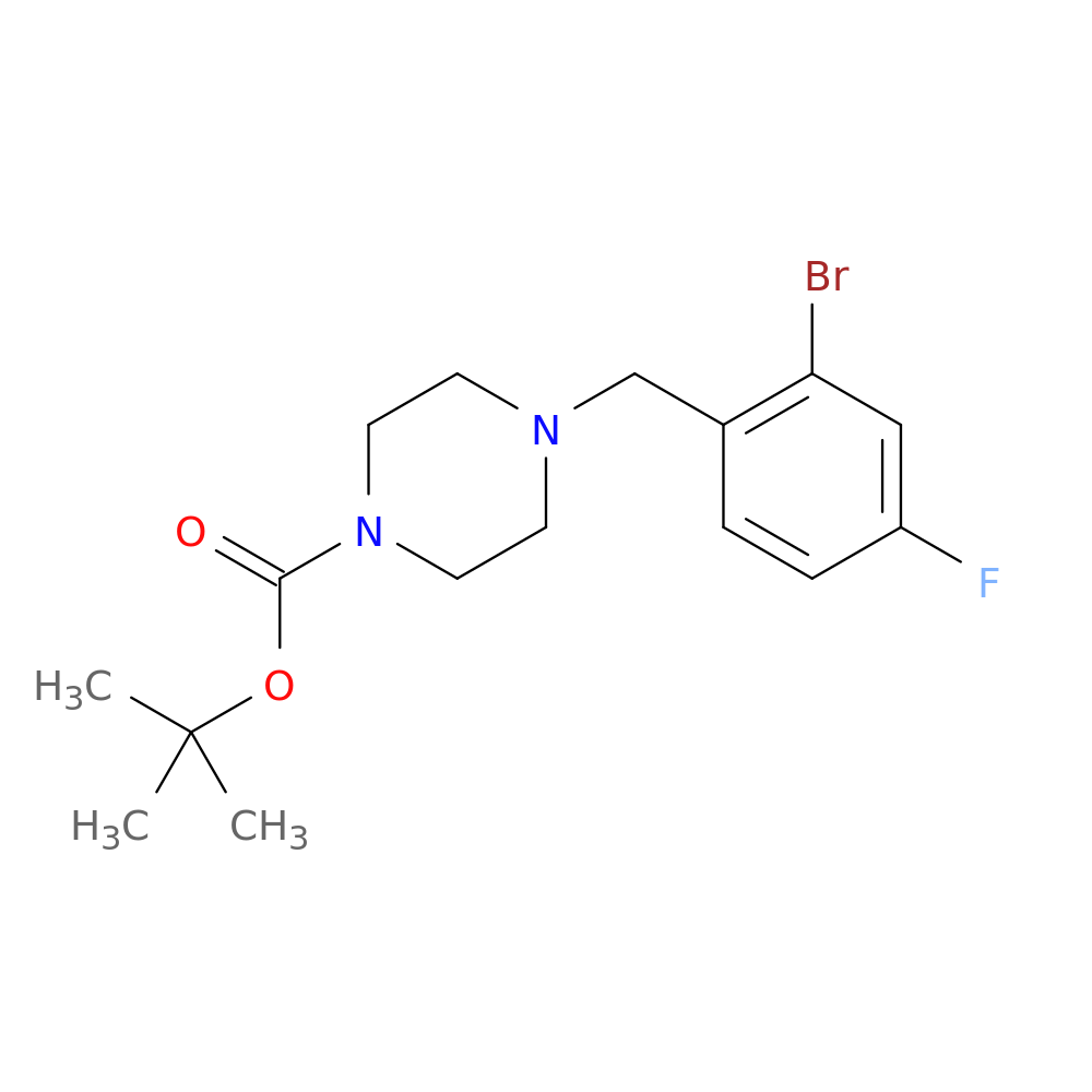 1-(4-BOC-Piperazinomethyl)-2-bromo-4-fluorobenzene