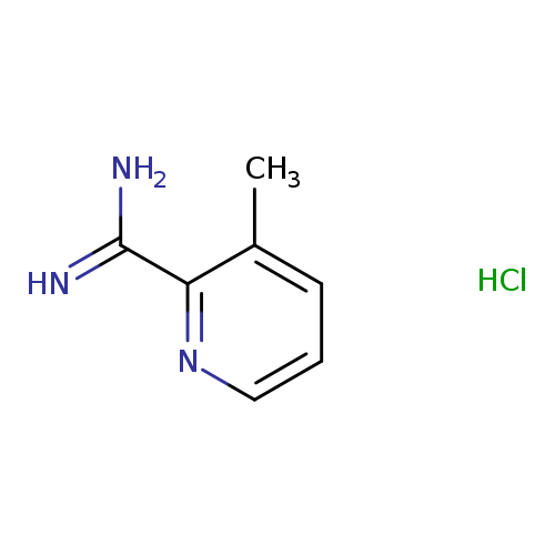 2-Pyridinecarboximidamide, 3-methyl-, hydrochloride (1:1)
