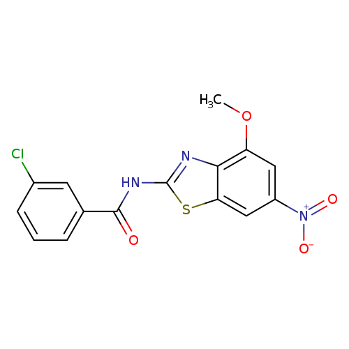 3-chloro-N-(4-methoxy-6-nitro-1,3-benzothiazol-2-yl)benzamide