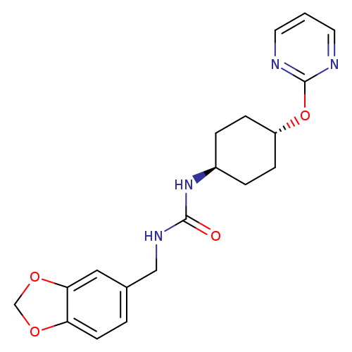3-[(2H-1,3-benzodioxol-5-yl)methyl]-1-[(1r,4r)-4-(pyrimidin-2-yloxy)cyclohexyl]urea