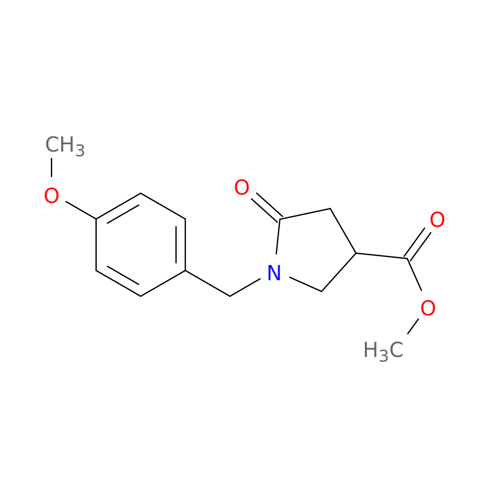 Methyl 1-(4-methoxybenzyl)-5-oxopyrrolidine-3-carboxylate