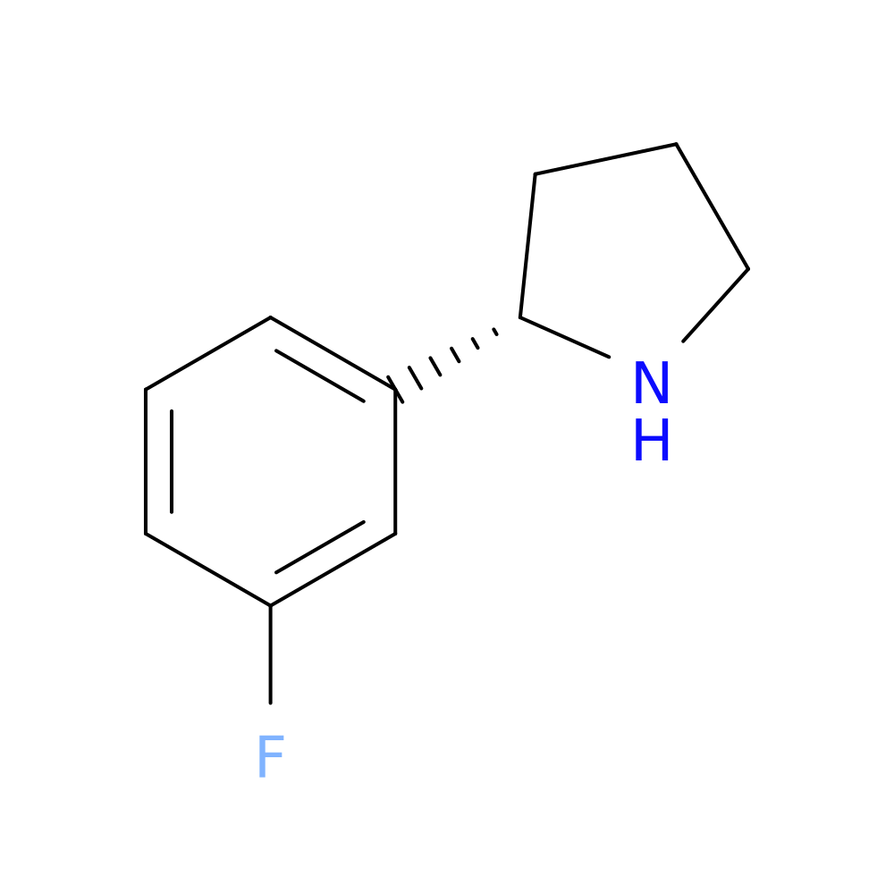 (2S)-2-(3-Fluorophenyl)pyrrolidine