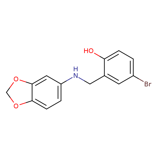 2-{[(2H-1,3-benzodioxol-5-yl)amino]methyl}-4-bromophenol
