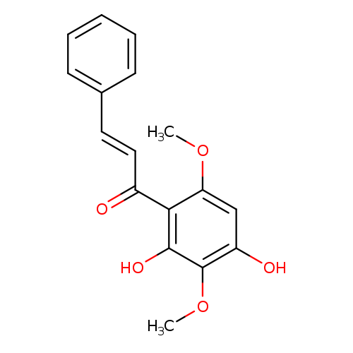 2-Propen-1-one, 1-(2,4-dihydroxy-3,6-dimethoxyphenyl)-3-phenyl-, (2E)-