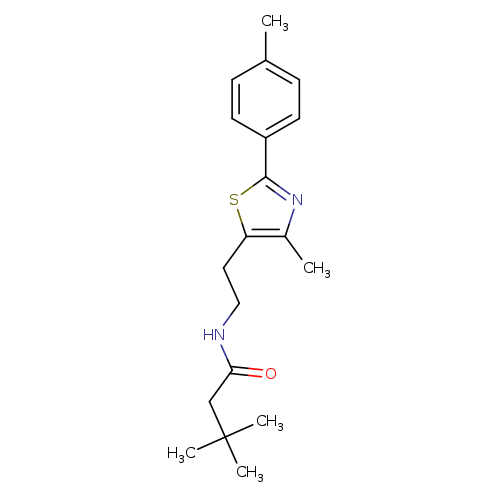 3,3-dimethyl-N-{2-[4-methyl-2-(4-methylphenyl)-1,3-thiazol-5-yl]ethyl}butanamide