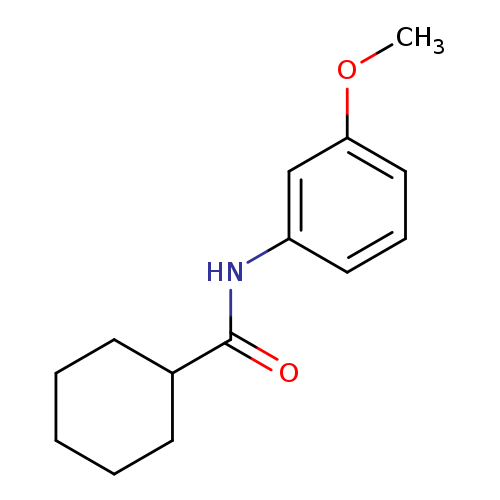 N-(3-methoxyphenyl)cyclohexanecarboxamide