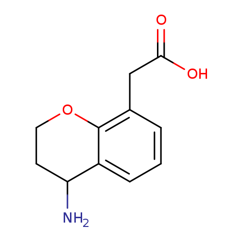 2-(4-amino-3,4-dihydro-2H-1-benzopyran-8-yl)acetic acid