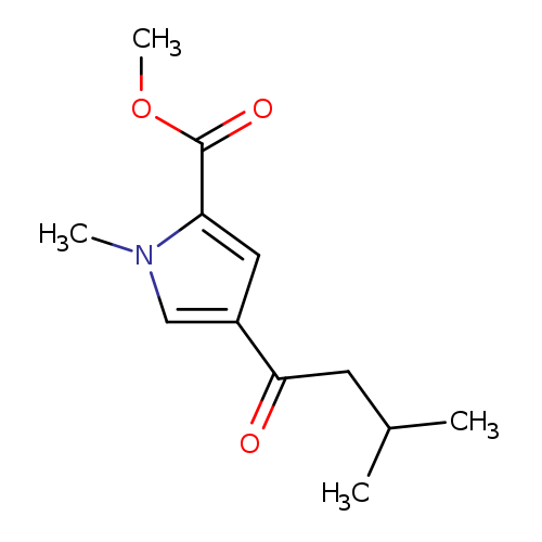Methyl 1-methyl-4-(3-methylbutanoyl)-1h-pyrrole-2-carboxylate