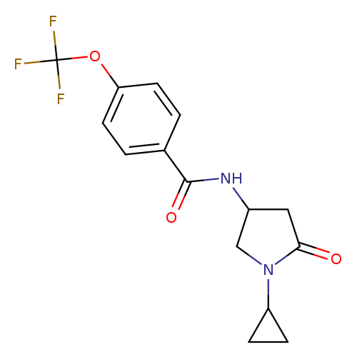 N-(1-cyclopropyl-5-oxopyrrolidin-3-yl)-4-(trifluoromethoxy)benzamide