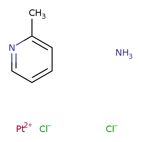 Platinum, amminedichloro(2-methylpyridine)-, (SP-4-3)-
