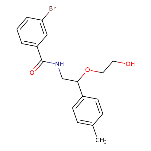 3-bromo-N-[2-(2-hydroxyethoxy)-2-(4-methylphenyl)ethyl]benzamide