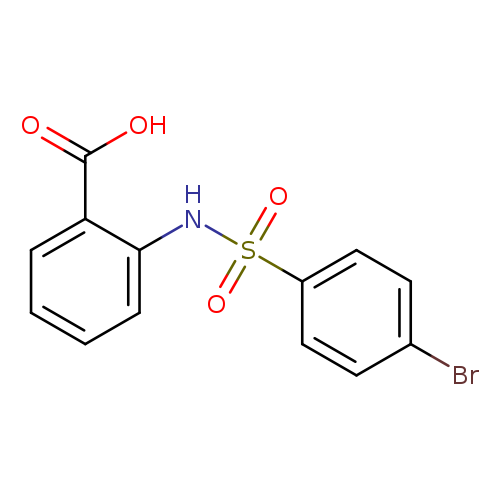 2-(((4-bromophenyl)sulfonyl)amino)-benzoicaci