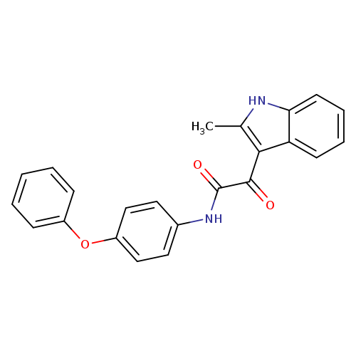 2-(2-methyl-1H-indol-3-yl)-2-oxo-N-(4-phenoxyphenyl)acetamide