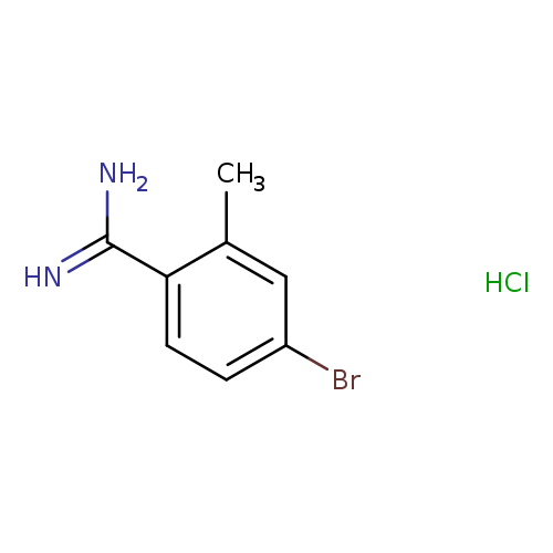 Benzenecarboximidamide, 4-bromo-2-methyl-, hydrochloride (1:1)