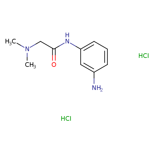 N~1~-(3-aminophenyl)-N~2~,N~2~-dimethylglycinamide dihydrochloride