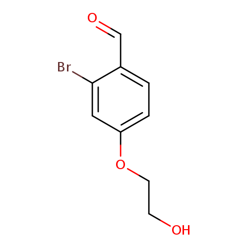 2-Bromo-4-(2-hydroxyethoxy)benzaldehyde