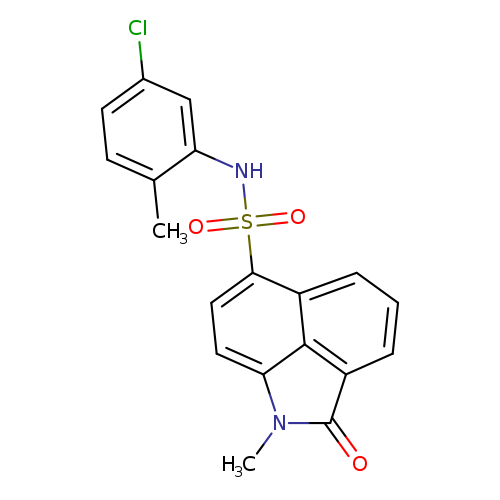 N-(5-chloro-2-methylphenyl)-1-methyl-2-oxo-1,2-dihydrobenzo[cd]indole-6-sulfonamide