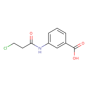 3-[(3-Chloropropanoyl)amino]benzoic acid
