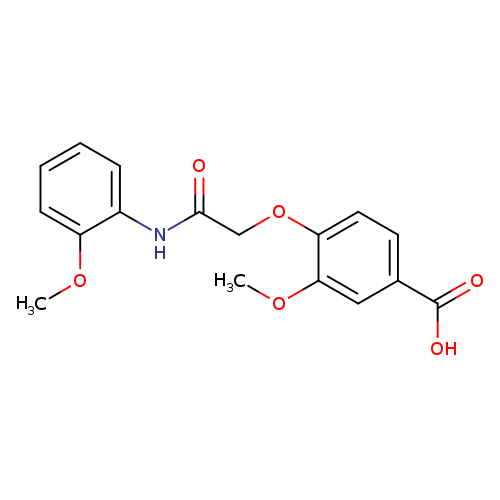 3-Methoxy-4-(2-((2-methoxyphenyl)amino)-2-oxoethoxy)benzoic acid