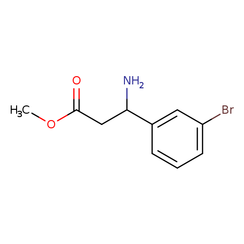 methyl 3-amino-3-(3-bromophenyl)propanoate