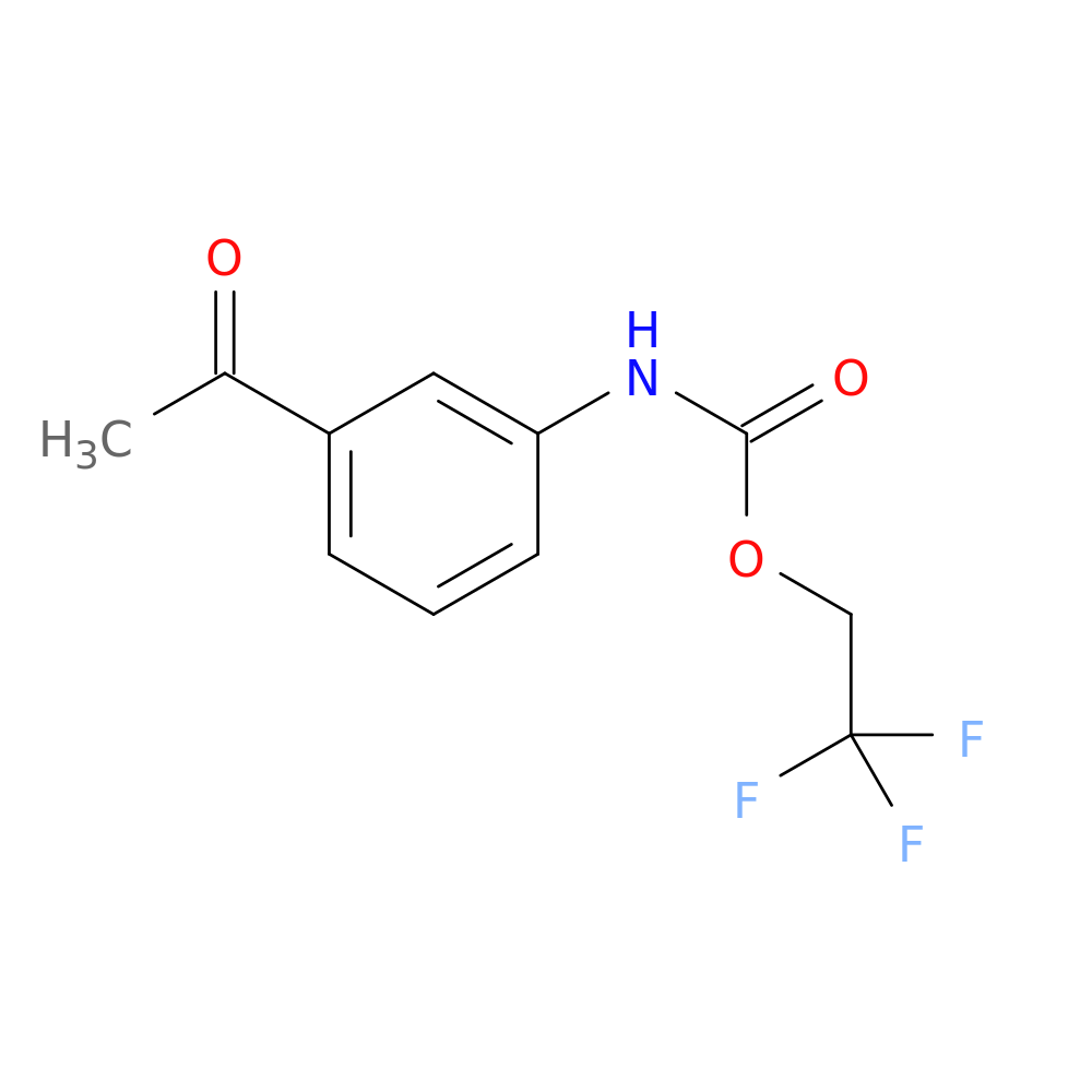 2,2,2-Trifluoroethyl n-(3-acetylphenyl)carbamate
