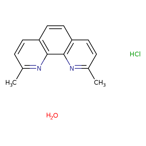 1,10-Phenanthroline, 2,9-dimethyl-, hydrochloride, hydrate (1:1:1)