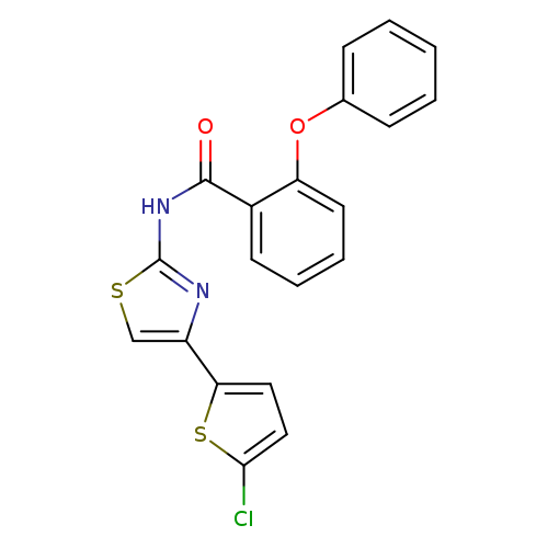 N-[4-(5-chlorothiophen-2-yl)-1,3-thiazol-2-yl]-2-phenoxybenzamide
