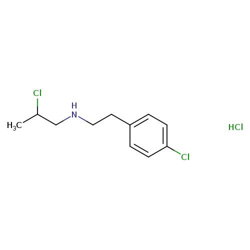 Benzeneethanamine,4-chloro-N-(2-chloropropyl)-, hydrochloride (1:1)