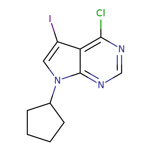 4-Chloro-7-cyclopentyl-5-iodo-7H-pyrrolo[2,3-d]pyrimidine