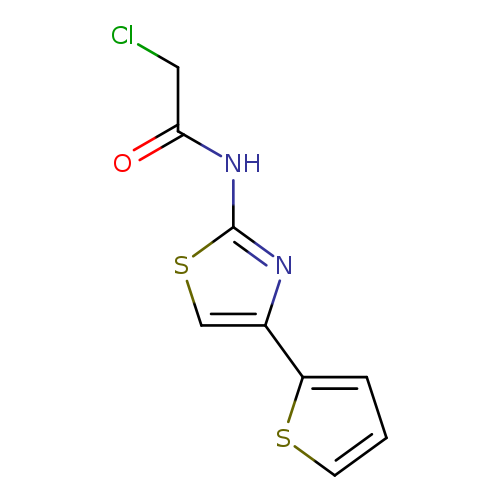2-chloro-N-[4-(2-thienyl)-1,3-thiazol-2-yl]acetamide