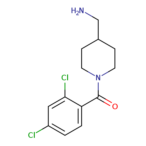 [4-(Aminomethyl)-1-piperidyl]-(2,4-dichlorophenyl)methanone