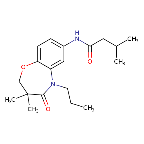 N-(3,3-dimethyl-4-oxo-5-propyl-2,3,4,5-tetrahydro-1,5-benzoxazepin-7-yl)-3-methylbutanamide