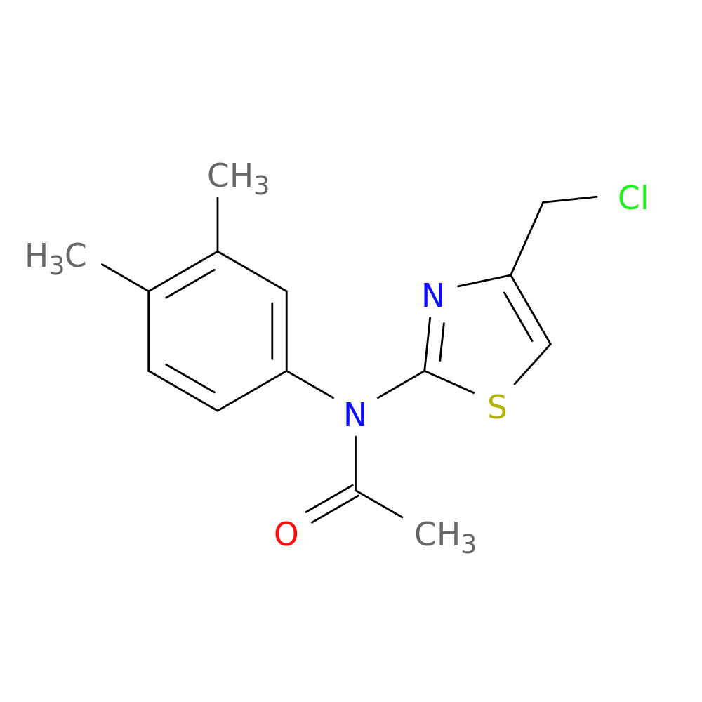 N-(4-(Chloromethyl)thiazol-2-yl)-N-(3,4-dimethylphenyl)acetamide