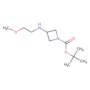 1-Azetidinecarboxylicacid, 3-[(2-methoxyethyl)amino]-, 1,1-dimethylethyl ester