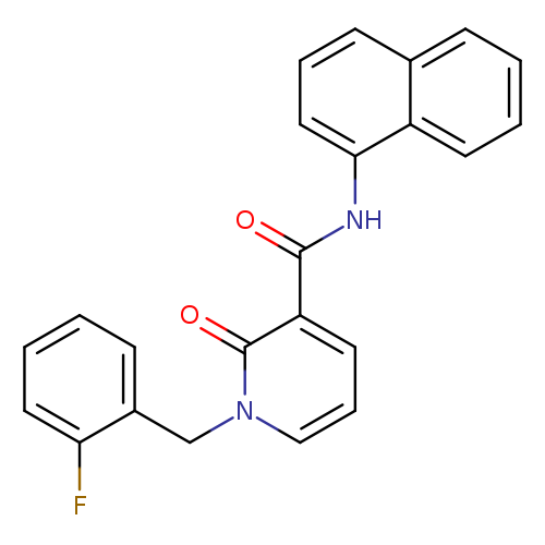 1-[(2-fluorophenyl)methyl]-N-(naphthalen-1-yl)-2-oxo-1,2-dihydropyridine-3-carboxamide