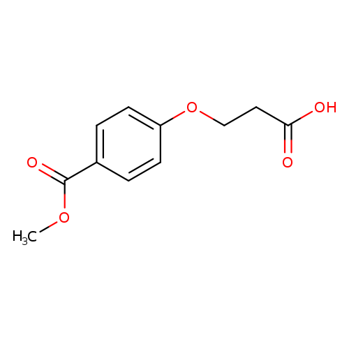 Benzoic acid, 4-(2-carboxyethoxy)-, 1-methyl ester