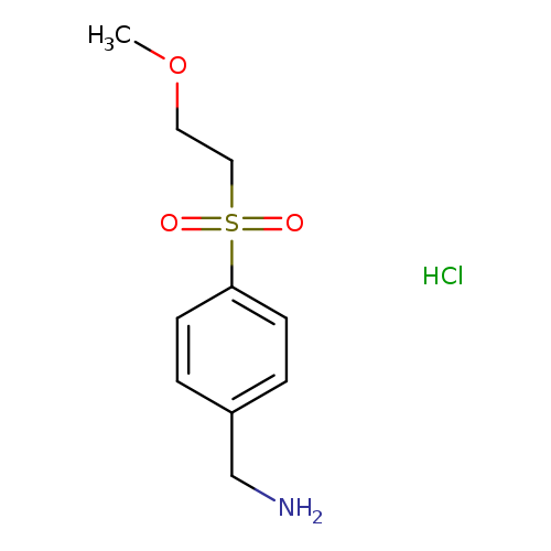 [4-(2-Methoxyethanesulfonyl)phenyl]methanamine hydrochloride