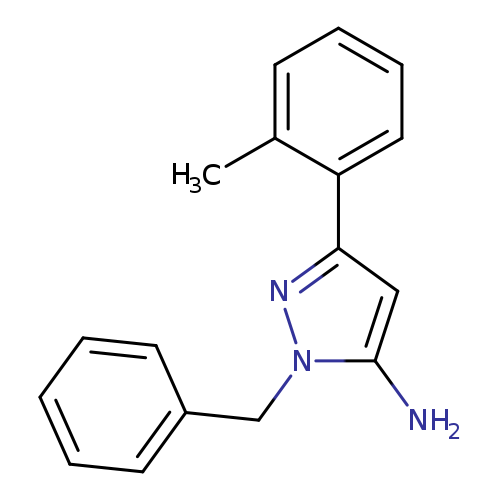 1-Benzyl-3-(2-methylphenyl)-1h-pyrazol-5-amine