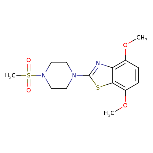 2-(4-methanesulfonylpiperazin-1-yl)-4,7-dimethoxy-1,3-benzothiazole