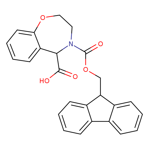 4-[(9H-fluoren-9-ylmethoxy)carbonyl]-2,3,4,5-tetrahydro-1,4-benzoxazepine-5-carboxylic acid