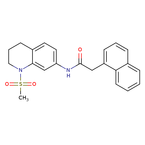N-(1-methanesulfonyl-1,2,3,4-tetrahydroquinolin-7-yl)-2-(naphthalen-1-yl)acetamide