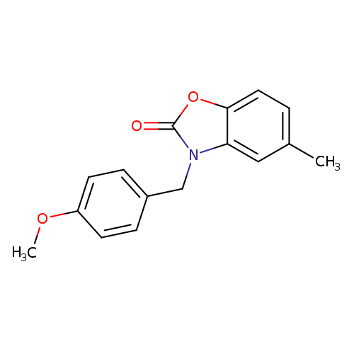 3-(4-methoxybenzyl)-5-methyl-1,3-benzoxazol-2(3H)-one