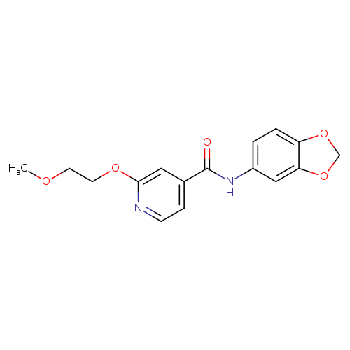 N-(2H-1,3-benzodioxol-5-yl)-2-(2-methoxyethoxy)pyridine-4-carboxamide