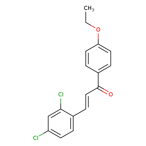 (2E)-3-(2,4-dichlorophenyl)-1-(4-ethoxyphenyl)prop-2-en-1-one
