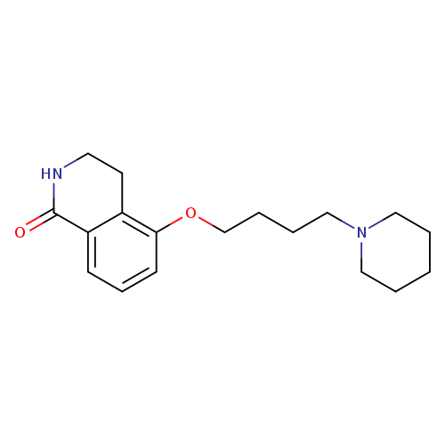 1(2H)-Isoquinolinone, 3,4-dihydro-5-[4-(1-piperidinyl)butoxy]-