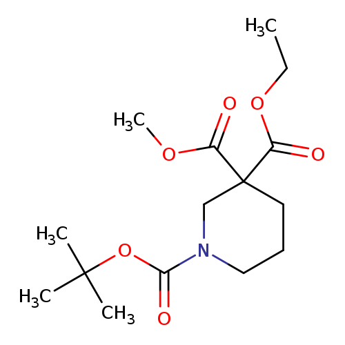 3-Ethyl3-Methyl1-Boc-piperidine-3,3-dicarboxylate