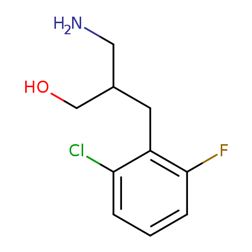3-amino-2-[(2-chloro-6-fluorophenyl)methyl]propan-1-ol